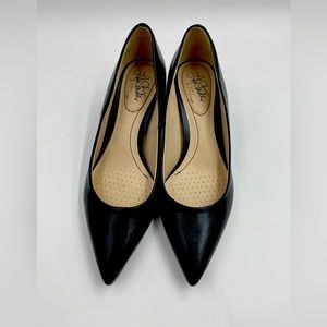 Life Stride Soft System Pretty Vinci Black Kitten Heels Pumps